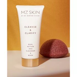 NIB MZ Skin Cleanse & Clarify Dual Action AHA Cleanser & Mask